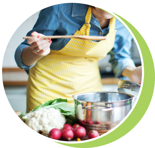 Recipe Image woman cooking soup
